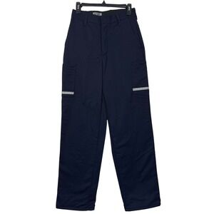 FedExVF Imagewear Tom Herman FLEECE LINED Cargo Work Pants 28x32 Reflective Blue